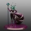 Alien Nut Huntress Suit 3D Statue