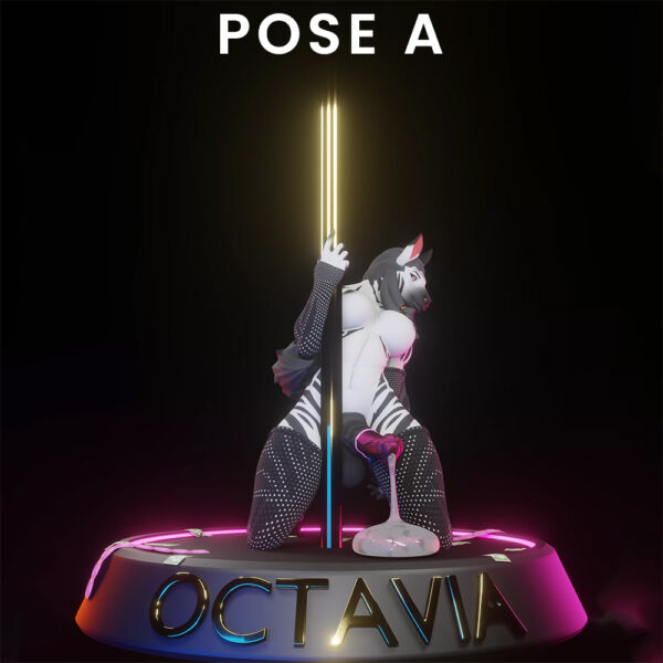 Octavia Stripper Pose A 3D Figurine