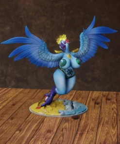 Bejeweled Macaw - by astrixs3d