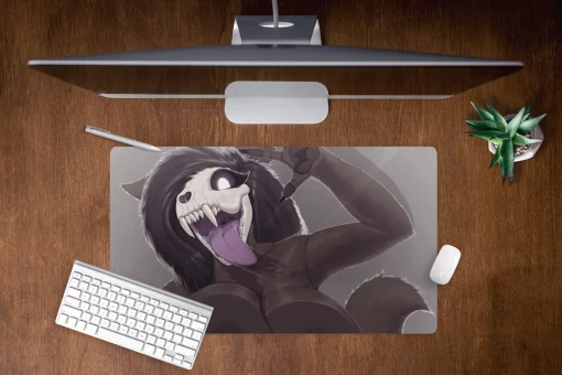 SCP-1471 Mal0 - NSFW Furry Desk Mat by TFFeathers