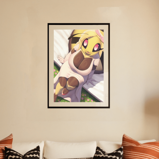 Curvy Anthro Bee Poster