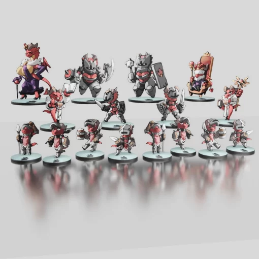 Kobolds! 16 Pieces Tabletop Set by Bittenhard