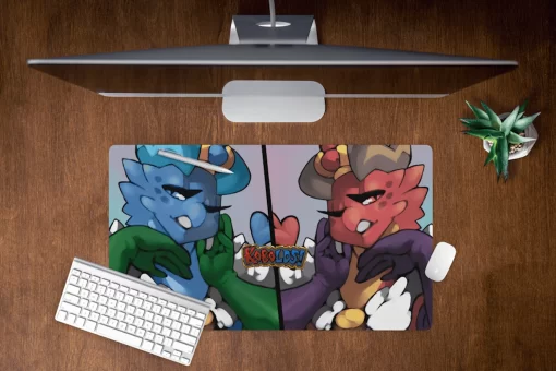 Kobolds! Queens - Desk Mat by BittenHard