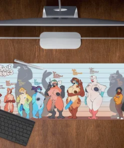Knothole Springs - 80x30cm Desk Mat by BigCozyOrca