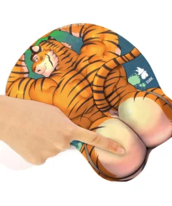 Tiger Dad - Squishy Furry Mousepad by Zourik