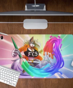 Elisia's Flow State - 70x40cm Desk Mat by KafiroBlueElement