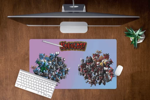 Kobolds! Meet the Team - Desk Mat by BittenHard