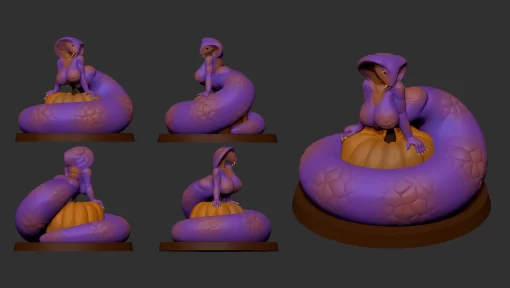 LIMITED - Snake Lady Of Pumpkins - by @Idsaybucketsof2 - Image 2