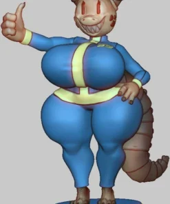 FemClaw PipGal statue