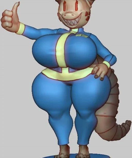 FemClaw PipGal statue