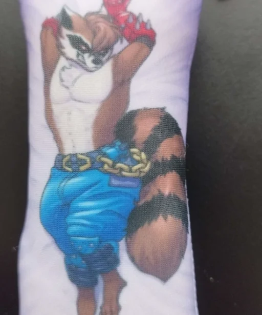 Airborne Raccoon Dakichain by KafiroBlueElement | Clothed & Nude Variants