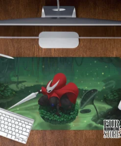 Alternative view of Daughter of Silk Desk Mat by KafiroBlueElements