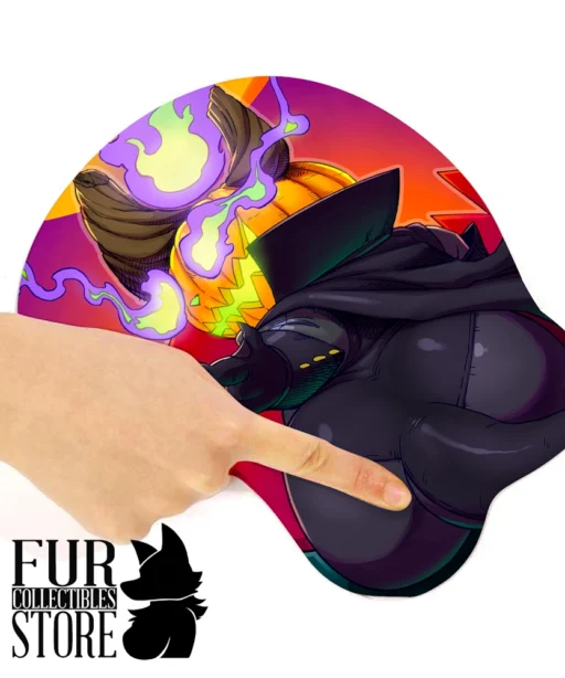 Spooky Dullahan Battu mousepad