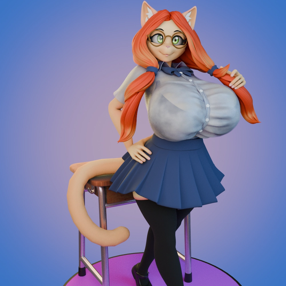 Katrina Fowler Back to School NSFW Statue by GalacticMichi, Chyvak & RiockSo3 2 Katrina Fowler Back to School NSFW Statue by GalacticMichi, Chyvak & RiockSo3 - Image 2