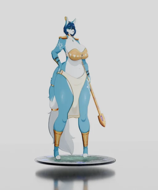 Crystalline Vixen standee