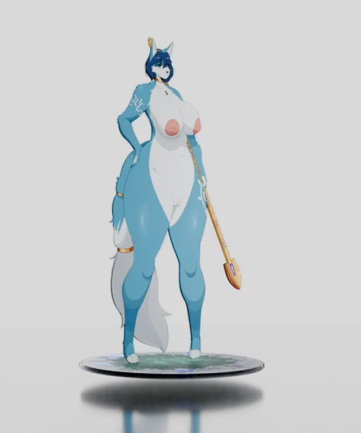 Crystalline Vixen Standee by ThePolSy 10
