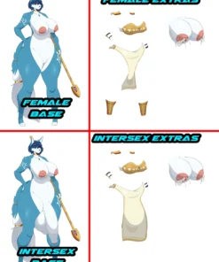 Alternative view of Crystalline Vixen Standee by ThePolSy