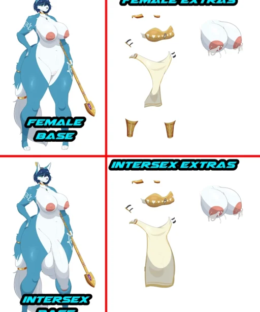 Alternative view of Crystalline Vixen Standee by ThePolSy