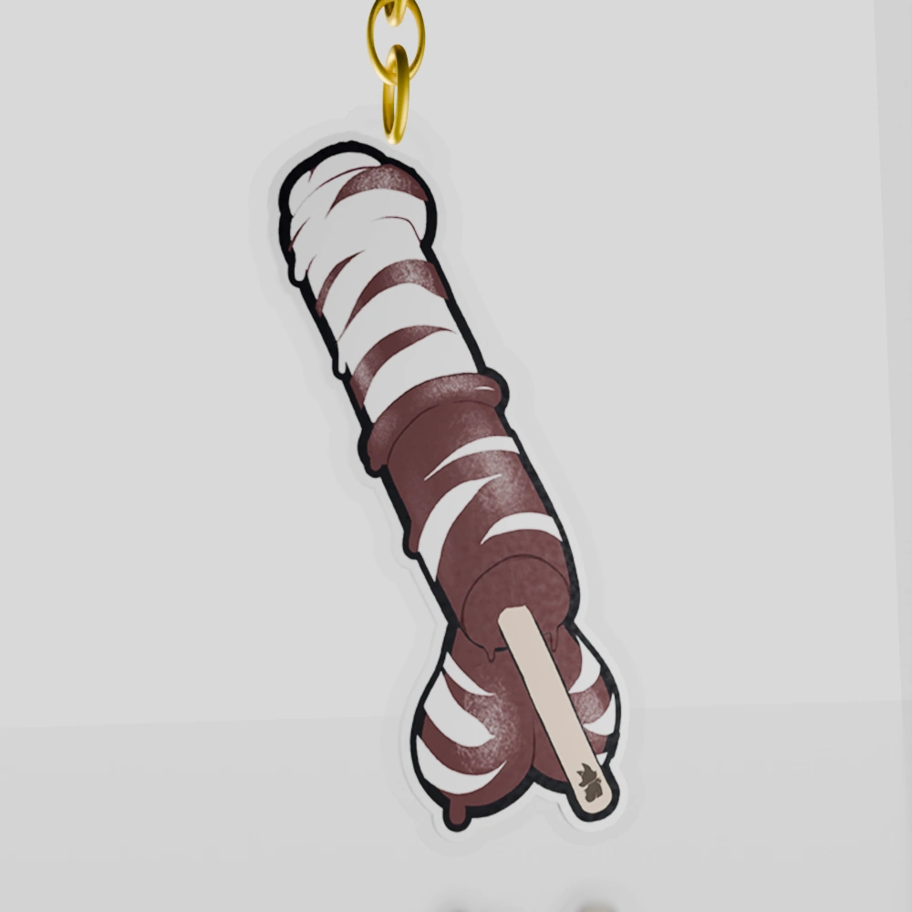 Cocksicle & Friends Keychain by KafiroBlueElement 1 cocksicle keychain