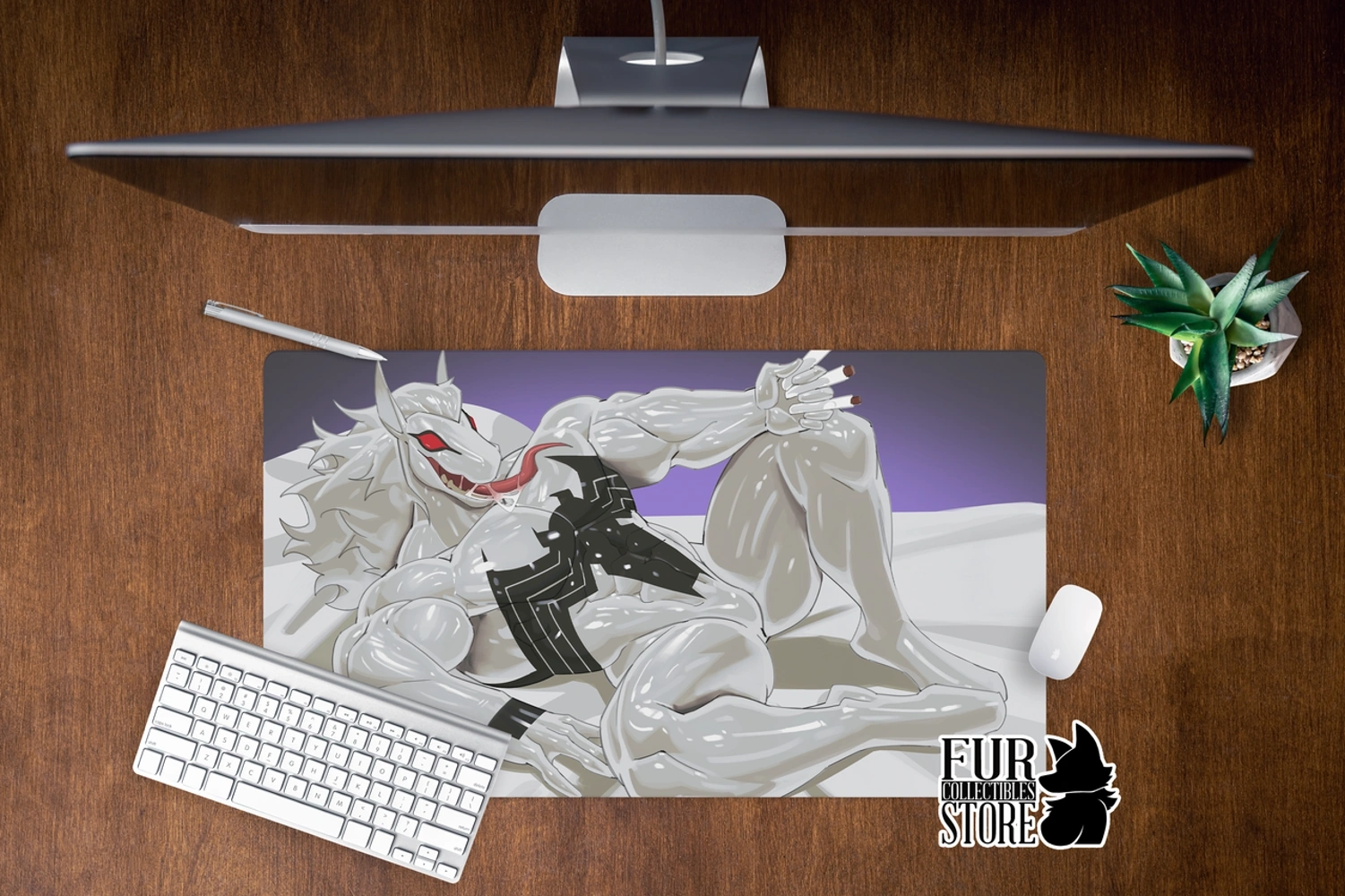 Venomous Horse Desk Mat by cxcxxcxxxx 3 Venomous Horse Desk Mat by cxcxxcxxxx - Image 3