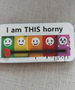 Horny-Meter Pin by FurCollectibles Store 6